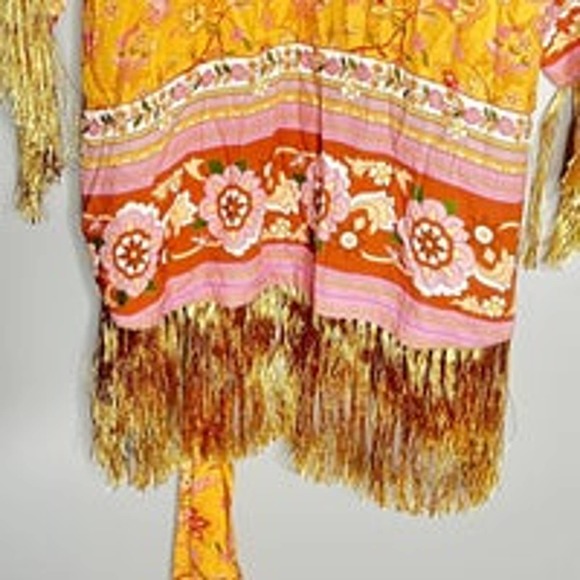 Spell & The Gypsy Collective Portobello Road Tassel Dress Size L - Picture 9 of 11